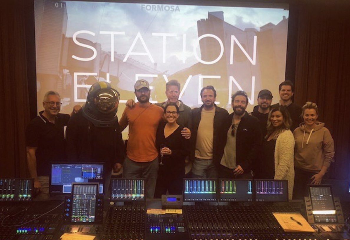 JessicaRhoades's tweet photo. Congratulations to @BradNorth47, #TiffanyGriffith, #ChuckMichael, #MattManselle, #MattKelsey, #LodgeWorster, and #BrianStraub on their Emmy nomination for Outstanding Sound Editing for #StationEleven! So grateful for this phenomenal team! #Emmys https://t.co/7iDJ3vlsw1