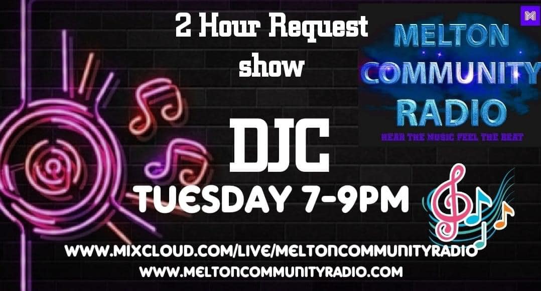MeltonRadio's tweet photo. JOIN DJC FOR THE 2 HOUR REQUEST SHOW TUESDAYS 7-9 PM https://t.co/V51FXDbfqO https://t.co/SS4k50BoBt