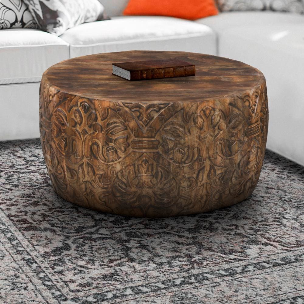 Intricately carved coffee table for Eccentric Home ✨ 🏘️
Shop Now @ buff.ly/3nWMfDD

Follow Us 👇
#theurbanport
.
.
.
#coffeetable #furniture #woodwork #carvings #rockmyhomestyle #sweetlikechocolate #homeinspodaily #vintagehome #myperiodfeaturehome #cosyhome #planthome