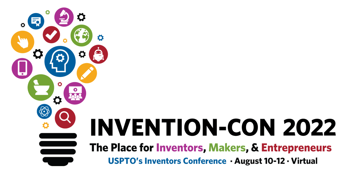 SDIDEC's tweet photo. CommerceGov: RT @uspto: If you dream of being a successful innovator, get ready for the USPTO’s free, online conference, “Invention-Con 2022: Inspiring and redefining the innovative mindset,” coming August 10-12 from noon to 5 p.m. ET daily. Register for… https://t.co/LSL3mLtVXO