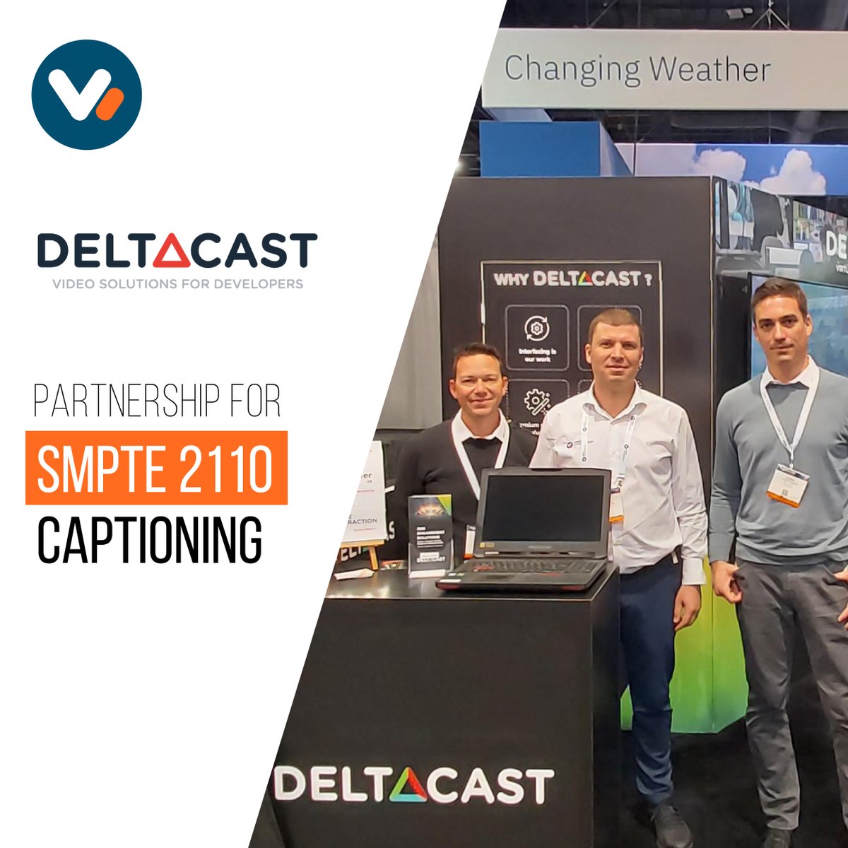 v_interaction's tweet image. #VoiceInteraction is partnering with #Deltacast for their virtual card, migrating SDI platforms to #ST2110. As the Broadcast Industry changes to IP-based video streaming solutions, VoiceInteraction continues working towards providing agile solutions: buff.ly/3NVDzYM
