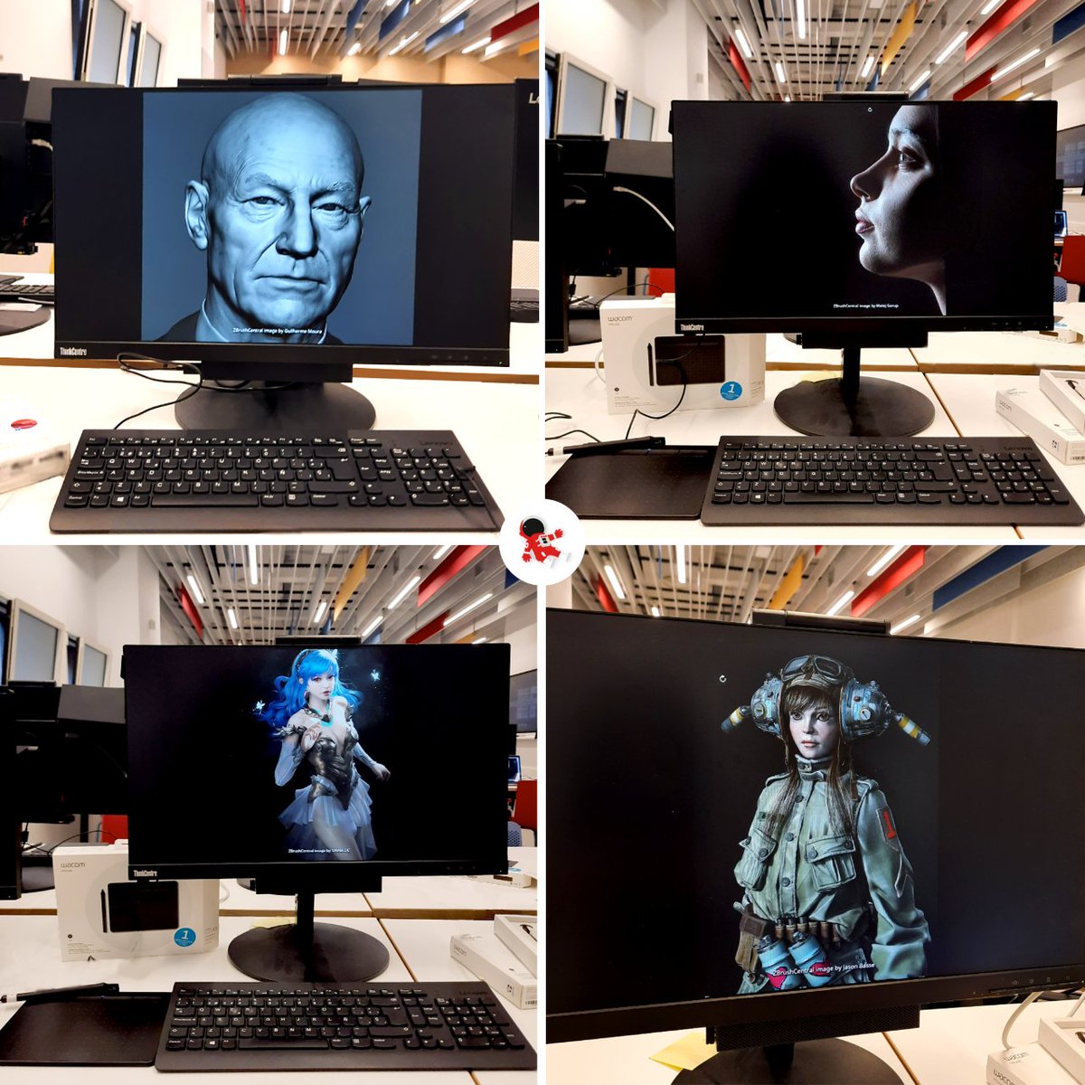 ZBrush y pinceles digitales <a href="/wacom/">Wacom</a>, son los programas de #modelado3D que aprenden nuestros alumnos en los #CampamentosdeVerano. ¡Vaya Arte!

Desde jóvenes, desarrollan habilidades muy valoradas en empresas de cine,  animación, videojuegos y publicidad 🚀

spacetechies.com/campamento-ver…