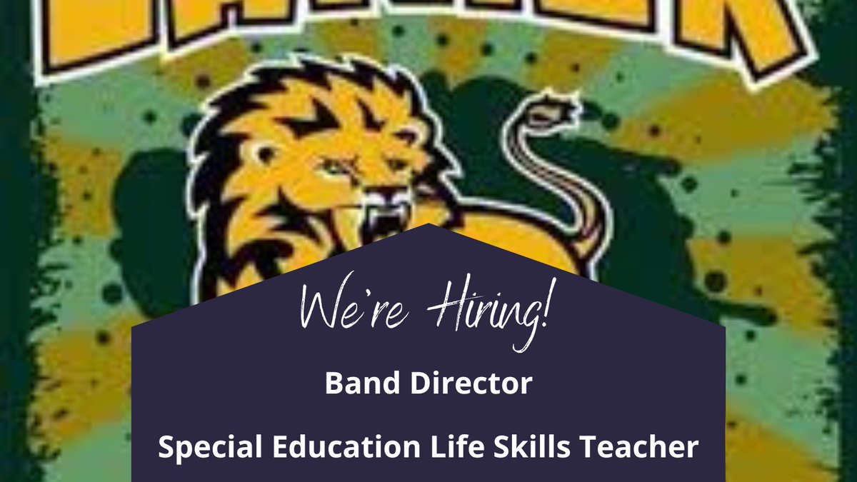 We are hiring at R. O'Hara Lanier Middle School! Come join the Lanier Lions as they ROAR into the 22-23 school year! Interested candidates can visit our website to view job details & apply! applitrack.com/brazosportisd/… #BISDpride #FromHereAnythingIsPossible