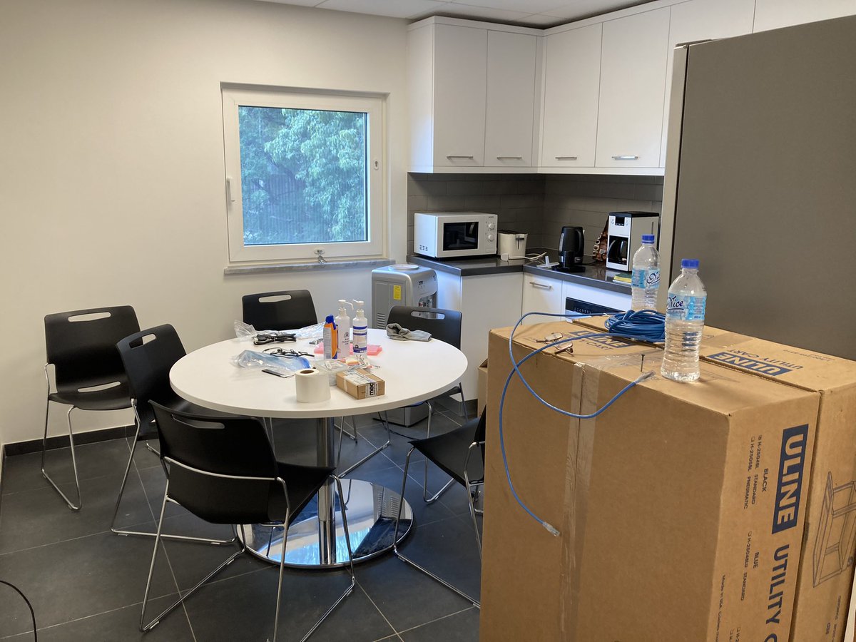 mgdifranco's tweet photo. After years of planning, we are finally moving into our new Embassy of Canada @CanSouthSudan in Juba! Plenty of smiles all around! Thanks to the great team from HQ @GAC_Corporate that has been here to help! We are planning to officially inaugurate - more to come on that! https://t.co/BU102zNQzl
