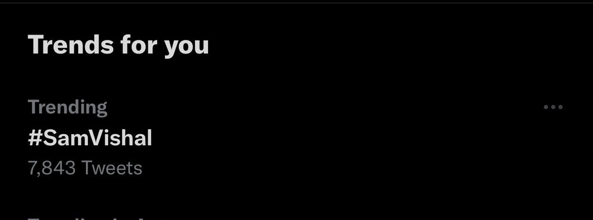 What’s really happening 🥺🥺 So so happy to see this ❤️😍🔥

#SamVishal