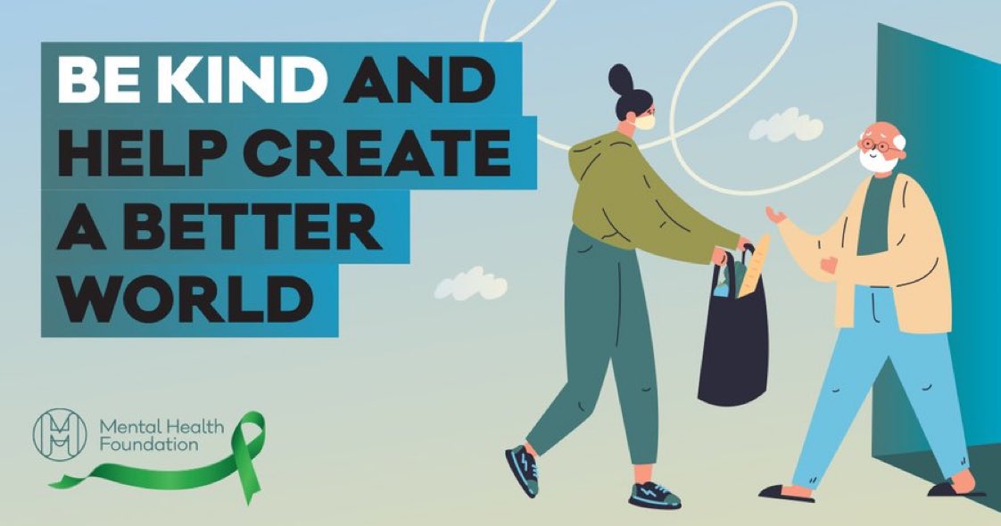 Being kind can boost our mood, help us feel more capable, strengthen our connections with others and even help us to cope better with stress. What act of kindness have you done for someone else recently? #MentalHealth #MentalHealthTips