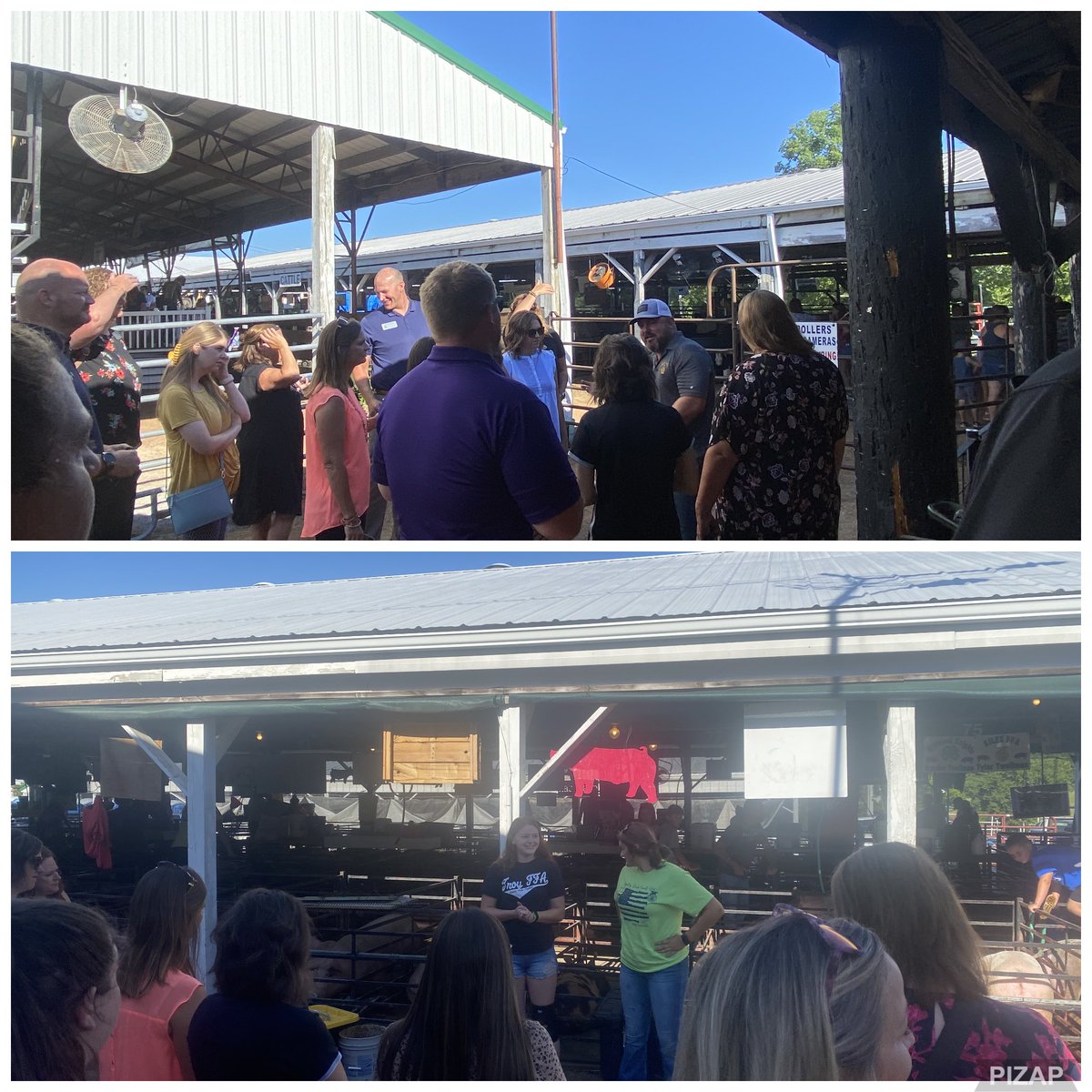 TSMSAD's tweet photo. Thank you @troyffa for the tour for all of the LCR3 admin at the fair today!! Great to see all of the hard work that the students put in on their projects!! #TroySouth #proud2br3 #TroyFFA https://t.co/m3zJkntntP