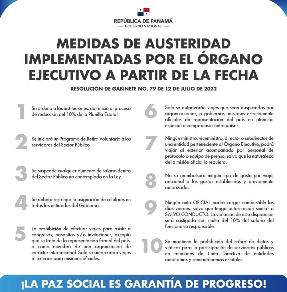 tvnnoticias's tweet photo. #ÚLTIMAHORA Gobierno anuncia reducción reducción del 10% de la planilla estatal. #NoticiasTVN https://t.co/AFEWNinLih