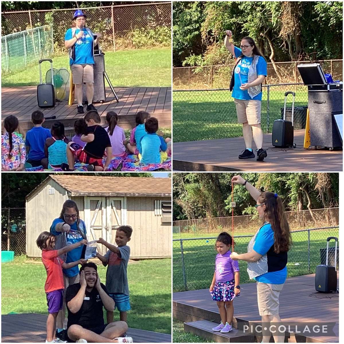 LastellaStacey's tweet photo. Always time for some 🪄 Magic Fun @FHFYMCA camp 🧚♀️🎩 #wizardsandfairies #fantasyweek https://t.co/8JRYAO2w4h
