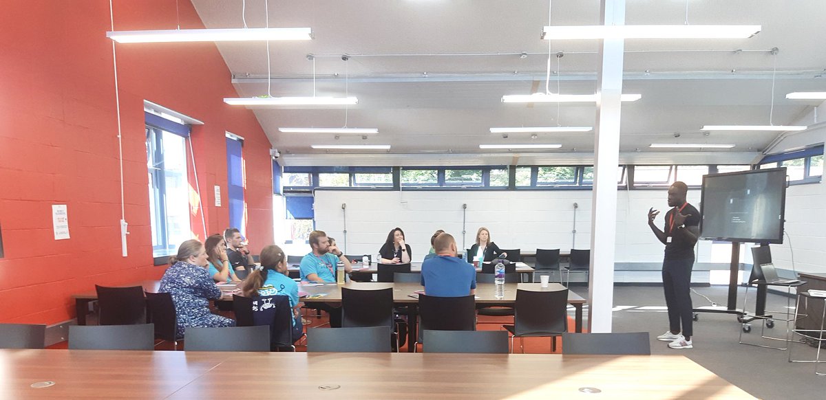 kelvinbossman's tweet photo. Such an amazing two days delivering the Youth @MHFAEngland training to the staff over at The Henley College @henleycol. 

The engagement, honesty and interaction was something else 👏. 

 Well done to all and massive thanks to @sportinmind for choosing me to deliver this course. https://t.co/UpblFwYJyk