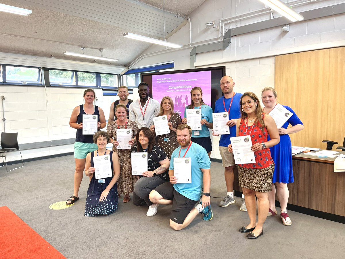 kelvinbossman's tweet photo. Such an amazing two days delivering the Youth @MHFAEngland training to the staff over at The Henley College @henleycol. 

The engagement, honesty and interaction was something else 👏. 

 Well done to all and massive thanks to @sportinmind for choosing me to deliver this course. https://t.co/UpblFwYJyk