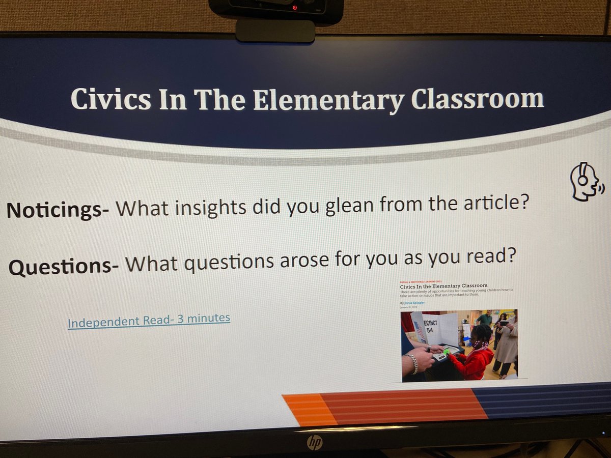 NLathropOCPS's tweet photo. Sharing learning at the B.E.S.T institute on the importance of social studies through literacy. ❤️🌎#IMPACTCDL @Stubenbort_ocps https://t.co/H6lXCAM35P