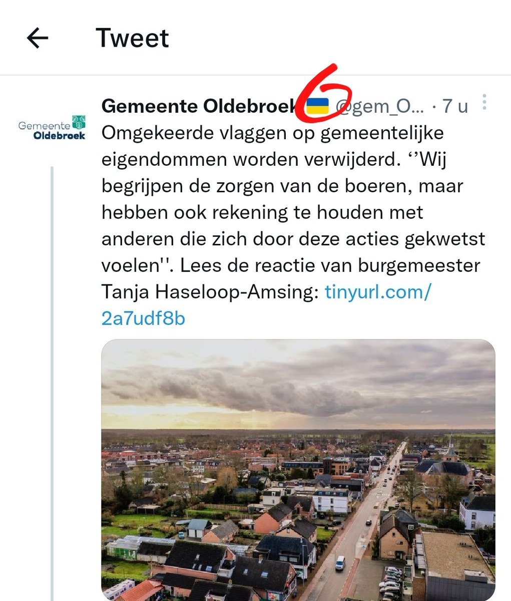 De ironie in deze tweet van gemeente Oldebroek is kenmerkend voor de staat van dit land.