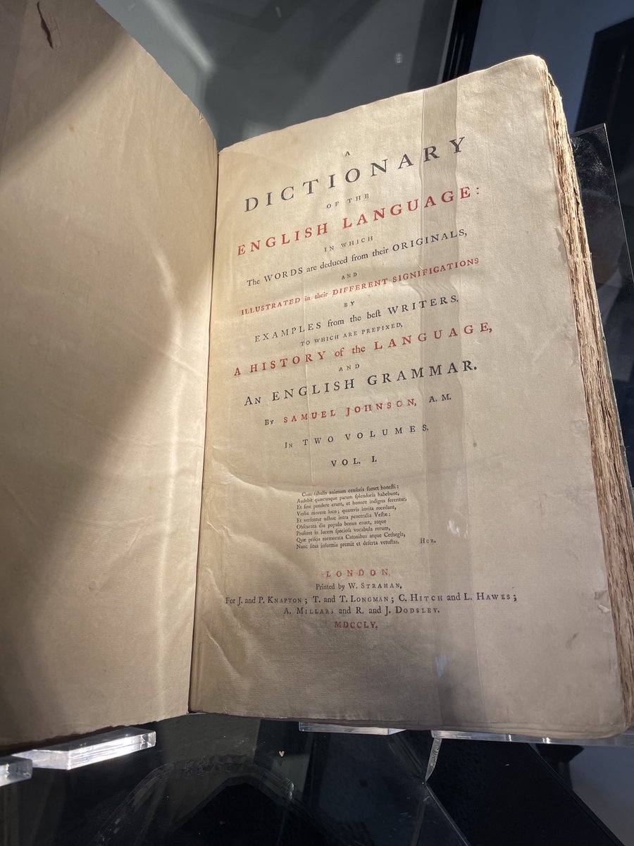 So pleased to see this big tome kicking a stone during the auction preview for collected signed 1st editions of ⁦<a href="/jk_rowling/">J.K. Rowling</a>⁩ ⁦<a href="/ChristiesInc/">Christie's</a>⁩ on behalf of ⁦<a href="/lumos/">Lumos</a>⁩ by kind courtesy of ⁦<a href="/livrarialello/">Livraria Lello</a>⁩ one of the most beautiful bookshops in the world!