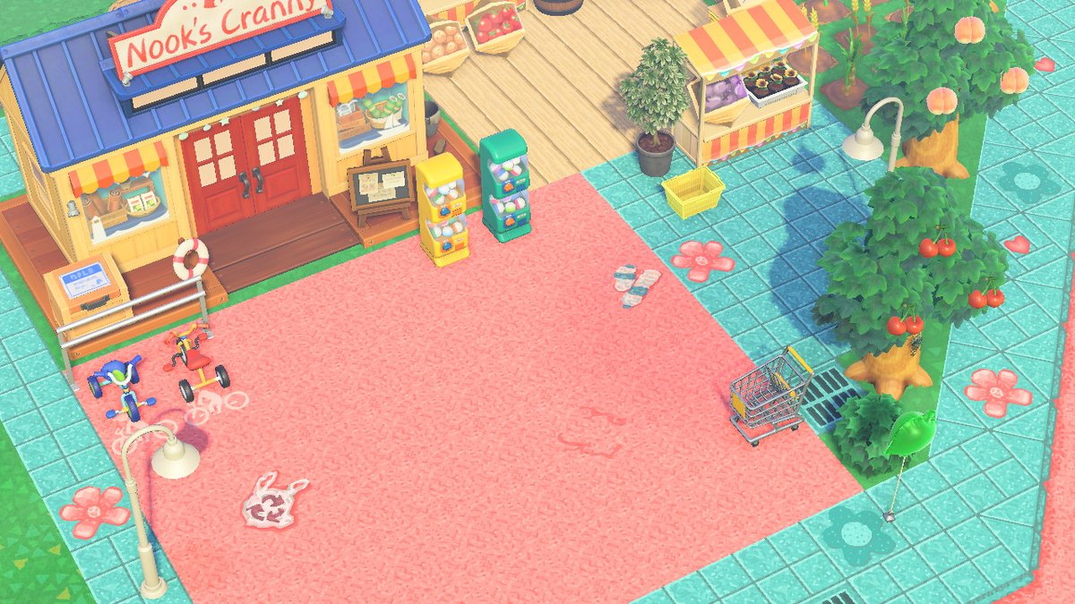 GeminiHazze's tweet photo. Nook's Cranny & Veggie Stall
Here's up currently nook's cranny for my kidcore/citycore island. Lmk what else you think I should add
#acnh #AnimalCrossing #AnimalCrossingNewHorizions #kidcore #citycore https://t.co/I1S2yE0GCC