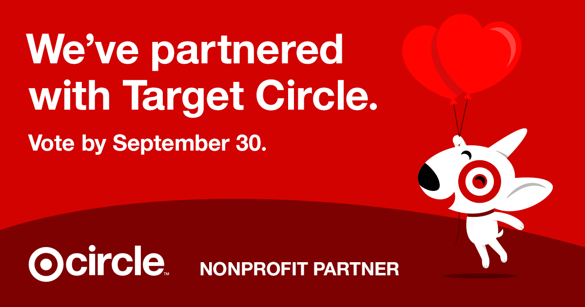 Did you hear? We’re participating in the Target Circle program! 🎉 You can vote for us and help direct Target’s giving to benefit our nonprofit. For full program details and restrictions visit Target Circle. 🎯 target.com/circle