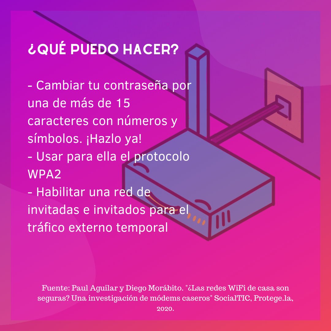 criptomiau's tweet photo. 🏠 Con home office es fundamental un modem seguro.
🔒 Te compartimos esta guía para protegerte. https://t.co/9E1cI5tWml