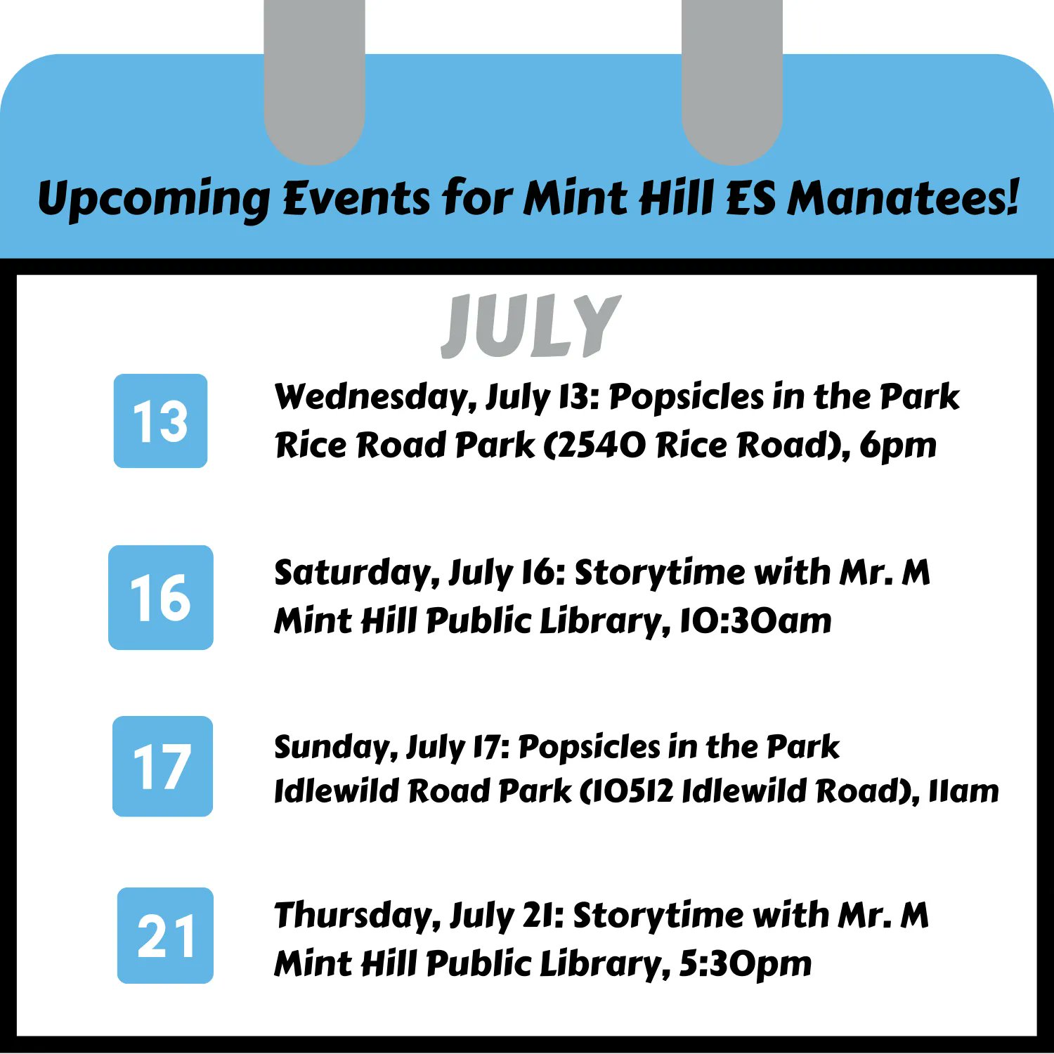 Mint Hill Elementary School (MintHillES) / Twitter