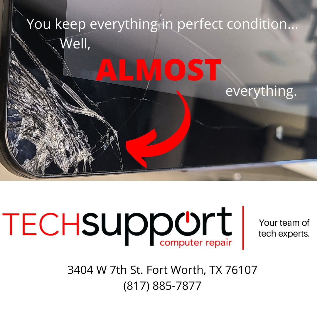 TxTechsupport's tweet image. Sometimes, life gets in the way of our plans to keep our things in the best condition possible.

When #lifehappens though, there&apos;s only one place in #FortWorth where we can help get your device(s) back in the best condition possible! #TechSupport #TechSupportComputerRepair #Texas