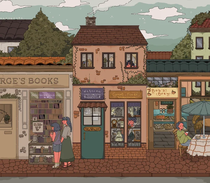 no new art in forever but i draw cozy things #PortfolioDay 🫶 