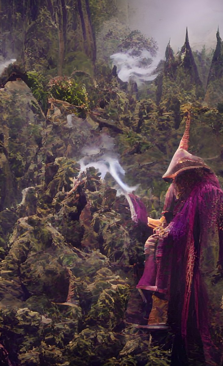#BudWizard harvesting magic from the filed of dreams 

#aiart concept for a #music track.

#conceptart #coverart #coverartwork