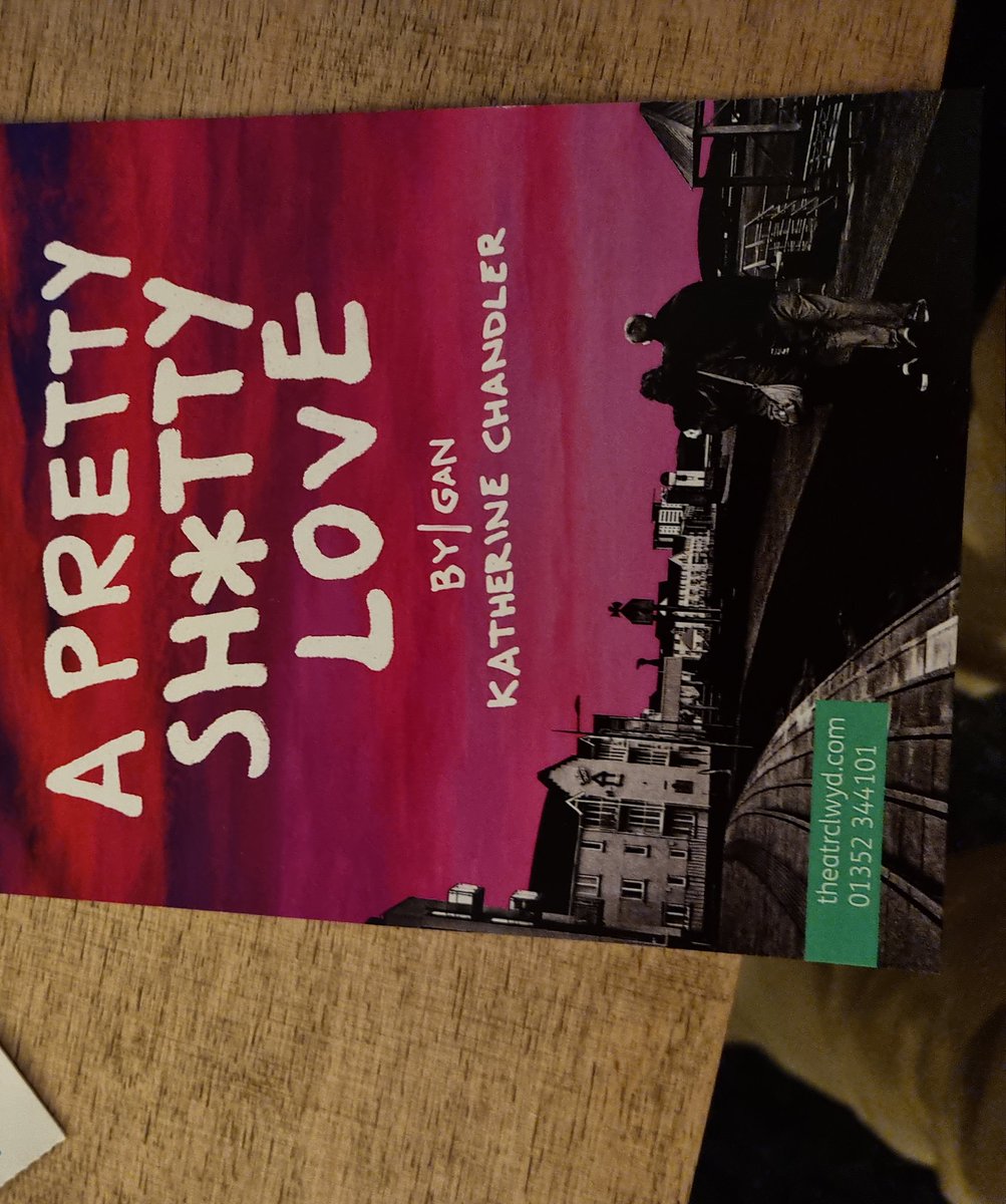 Amazing performance tonight @ClwydTweets emotional & hard hitting but telling such an Important story. It is my privilege to work to support staff at theatr clwyd and to help organise support for audiences coming to this show with the help off @DASUNorthWales #APrettyShittyLove