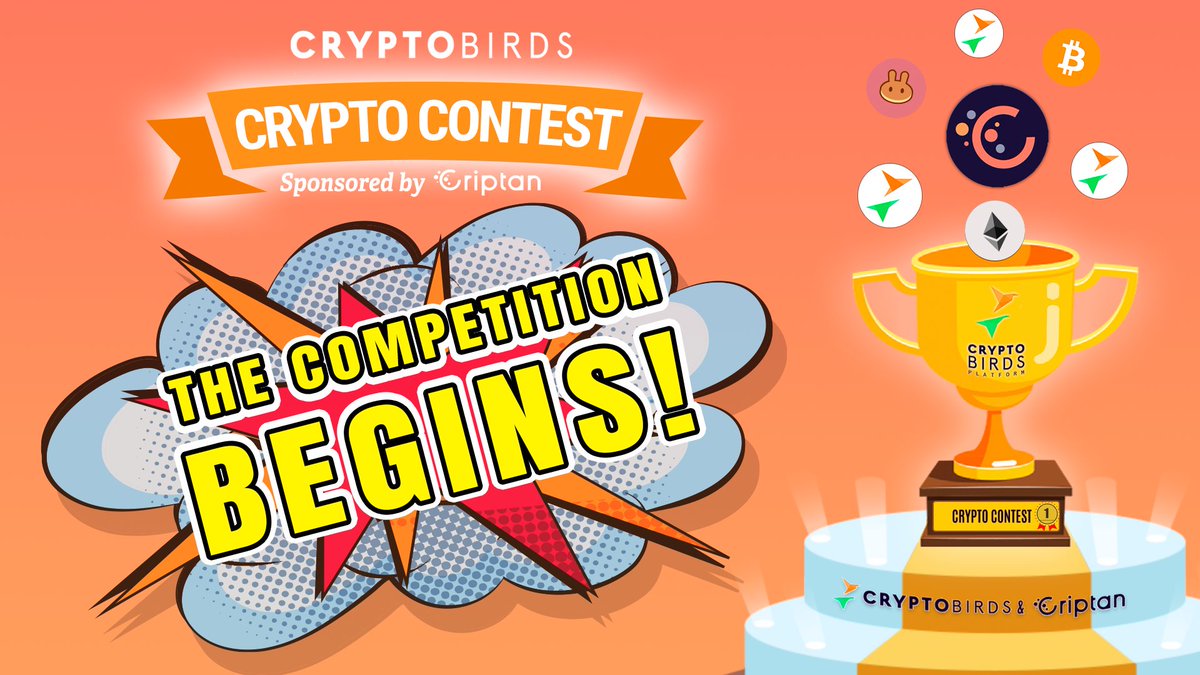 CryptoBirds's tweet photo. π₯ The Competition Begins!
π #CryptoContestCriptan
π on Crypto Birds Platform
π The competition ends July 26 22:00 UTC
Stay tuned! π₯
Sponsored by: @criptanapp https://t.co/zYQVX4V3xw