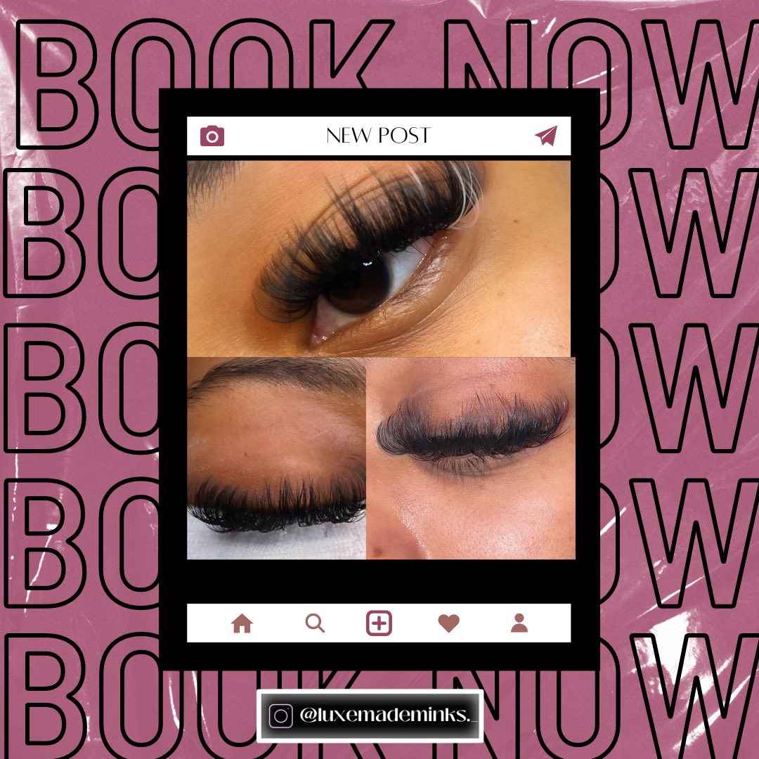 deanaraew's tweet photo. lash appointments are available! 
AAMU students get discounted sets! 
book with me &amp; get those lashes done!! 
https://t.co/ZxOnPtdQWI

#aamu #aamu23 #aamu24 #aamu26
 #huntsville https://t.co/oNFpINRlgV