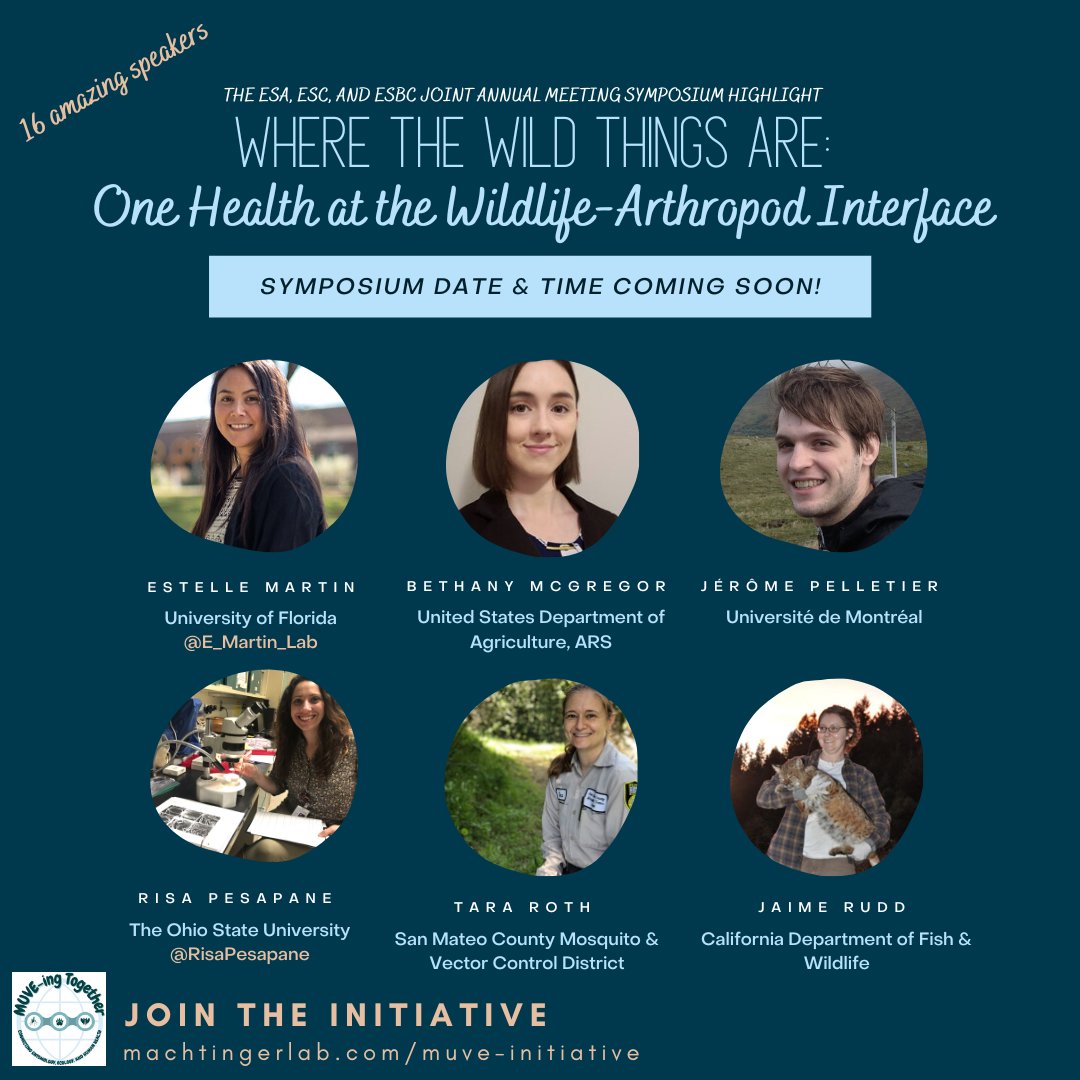MUVEingTogether's tweet photo. In collab with this initiative, @areyoukeddingme &amp; @RisaPesapane have put together an amazing symposium for #entsoc2022! 

Where the Wild Things Are: One Health at the Wildlife-Arthropod Interface

Date &amp; Time coming soon! https://t.co/iOhP4xLo0b