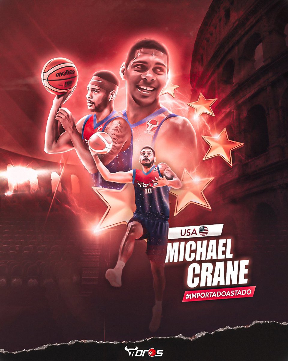 Oficialtorosbbc's tweet photo. ¡BIENVENIDO A LA CIUDAD JARDÍN! 💪🔜

🏀 Michael Crane es nuestro tercer refuerzo para la primera edición de la @spbven. 

🔍 Es un escolta de 1,94cm que viene de ver acción con el RSB Berkane de Marruecos 🇲🇦. https://t.co/y1GLdrkzMb
