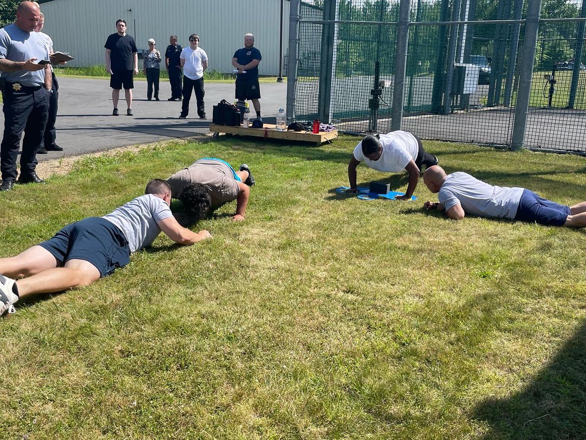 Today we conducted our physical fitness test as the start of the hiring process for our upcoming September academy has officially begun. Great job by all of those that participated and by the staff that volunteered their time.