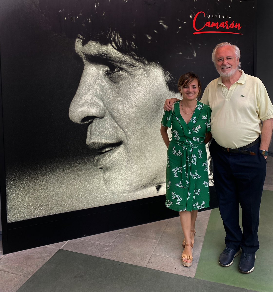 Con Camarón y Enrique Montiel
#MuseoCamarón