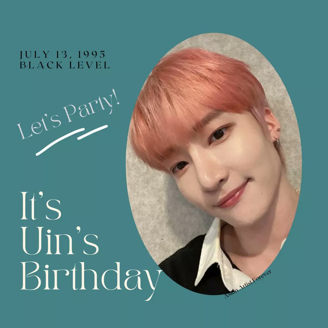Asian_Birthday_'s tweet photo. Wish you all the best!!
(Feel free to greet them)๐
Happy Birthday Lee Jisoo/Uin of BLACK LEVEL...
#HappyUinDay #uin #blackleveluin
Happy Birthday Baek Yebin of DIA...
#HappyYebinDay #yebin #diayebin
#asianartistbirthday https://t.co/7UPdO50gcy