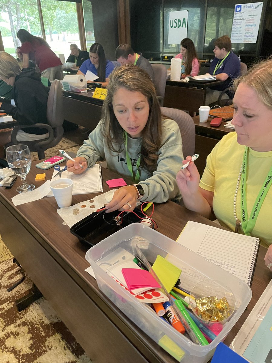 Batteries that make cent$….our teacher participants rocked this activity!  #naae #nataa #teachag