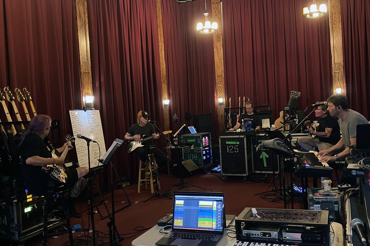 googoodolls's tweet photo. Last few days of rehearsals. 
Summer Tour starts this Friday !!!!! https://t.co/NQIiP56Bxx