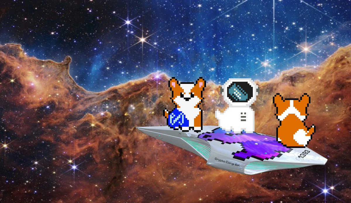 Evening Corgis!! 🚀
The James Webb Space Telescope spotted us 👀
With the technology brought to us by <a href="/uasiscorp/">UASIS CORP</a> and the <a href="/UMAUASIS/">-</a> Metaspace apparel, nothing can hold us back!!