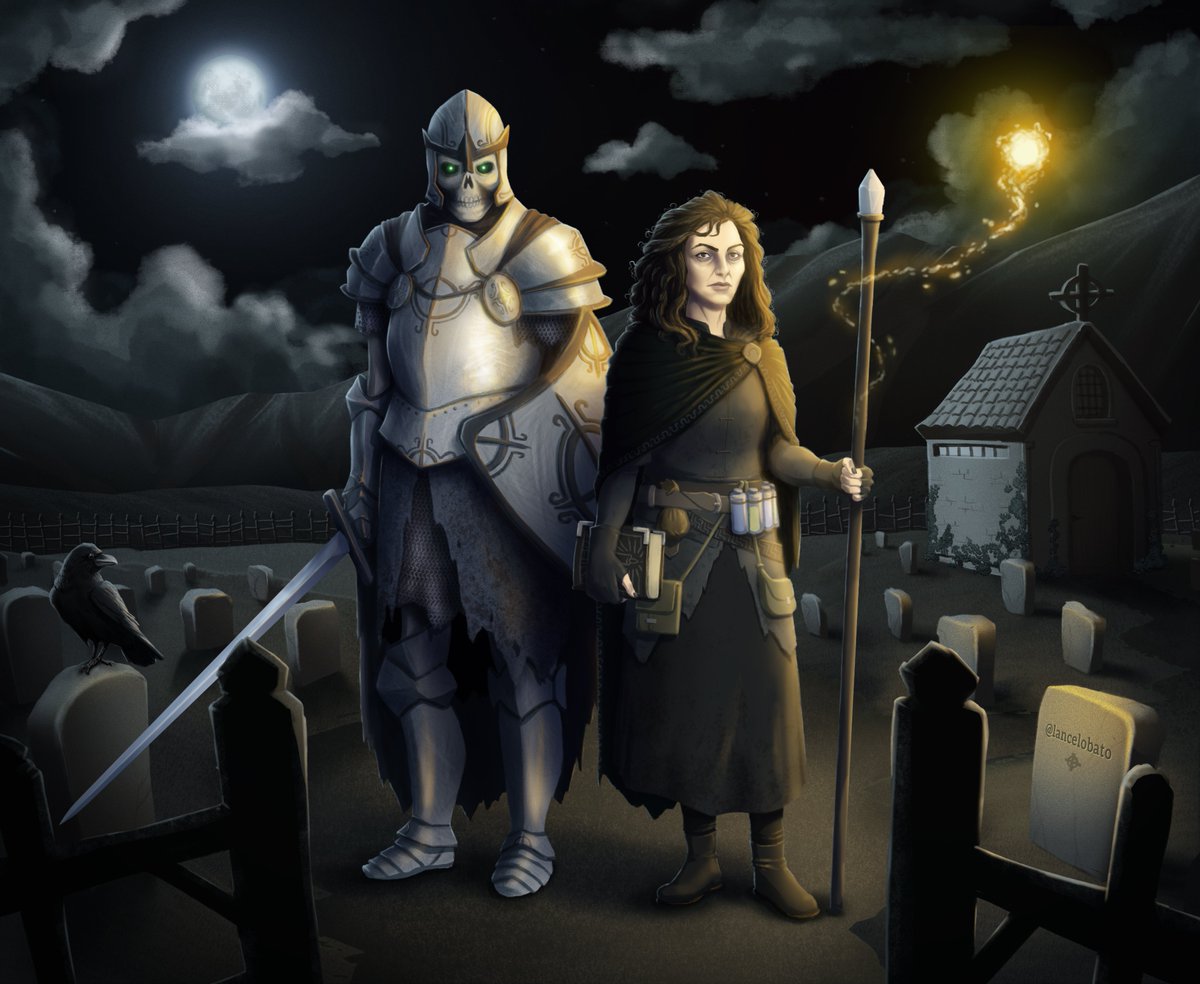 lancelobato's tweet photo. Hey #PortfolioDay ! My name is Lobato and I'm a freelance 2d artist that makes some fantasy art and plays D&amp;D a lot.😉 https://t.co/M9k9TxSkw8