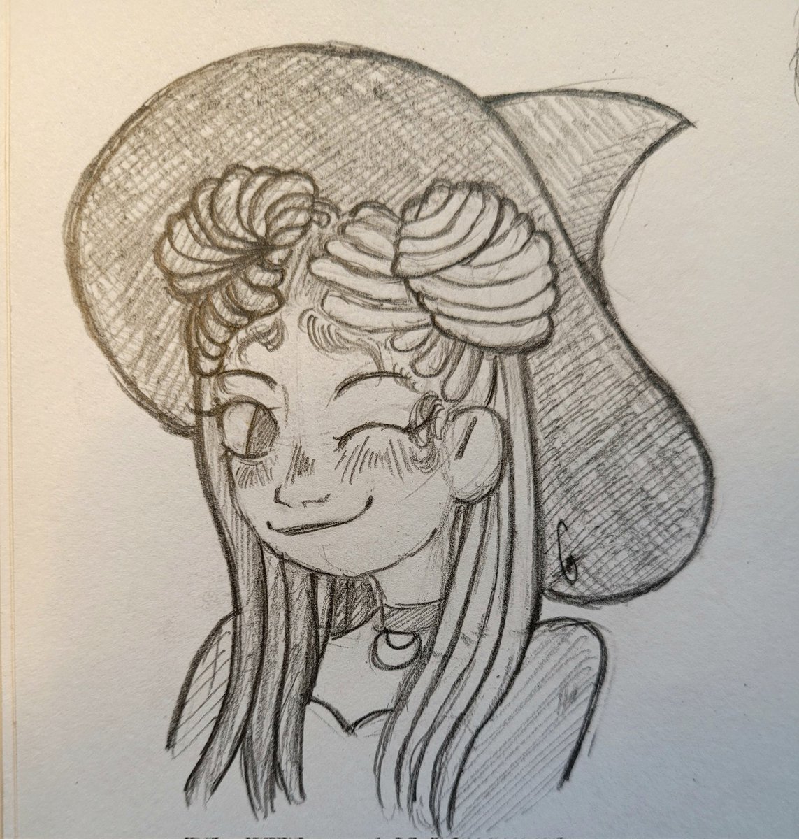 cadefoi1's tweet photo. a quick little Piper doodle but with braids and space buns because she's pretty💖💖!! I wanna do an actual digital drawing with her so bad but I gotta find inspiration first :'-]]!!

#FarFetchedShow https://t.co/YCXIrbhiei