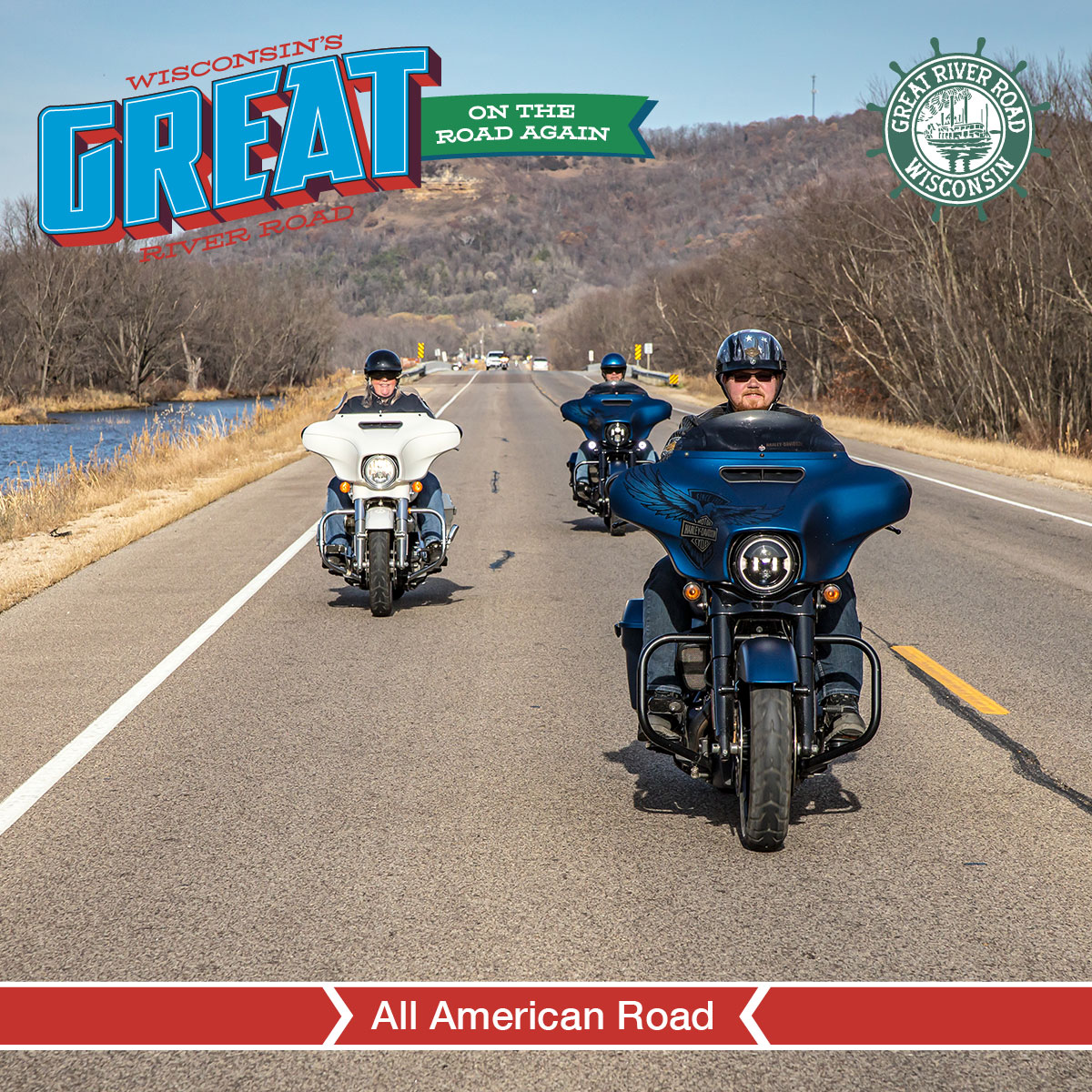 #Motorcyclists cruise the Wisconsin Great #River Road for the scenery and the experiences!

Learn more wigrr.com/welcome-back!

#midwest #outdoors #wigreatriverroad #roadtrip #ontheroadagain #travelwi #welcomeback <a href="/TravelWisconsin/">TravelWisconsin</a>