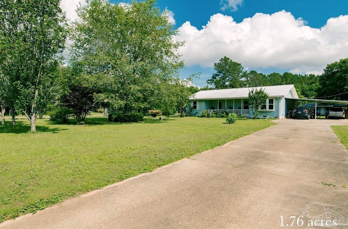 If you're looking for peace and tranquility, then you need to tour 5452 Forest Hills Lane in Milton, Florida! This charming ranch style home on is on 1.76 acres. To schedule your tour, please contact Kim Sanderson at 850-255-3483.