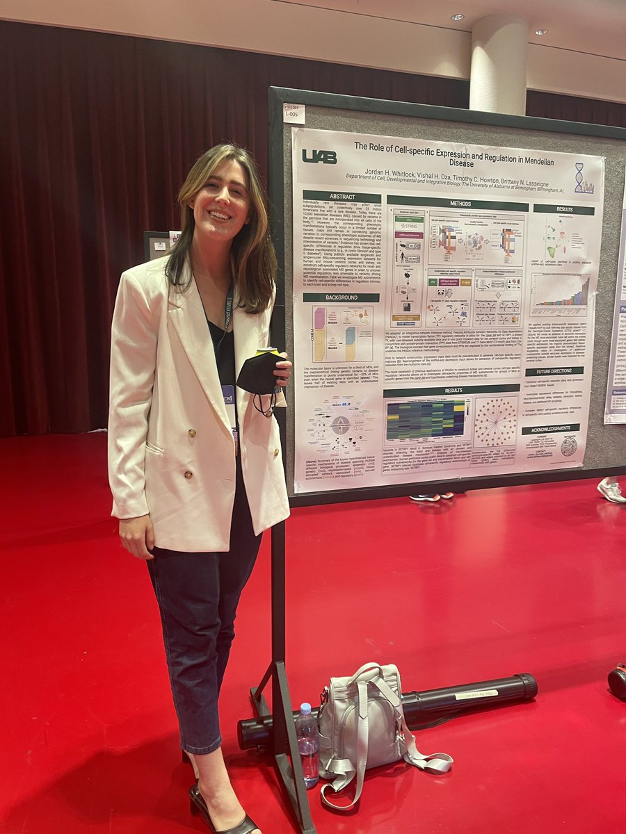 jordan_whitlock's tweet image. Come stop by and check out my #NetBio poster today on The Role of Cell-Specific Regulatory networks in Mendelian Disease at #ISMB2022! 🧬🦓👩‍💻🟢