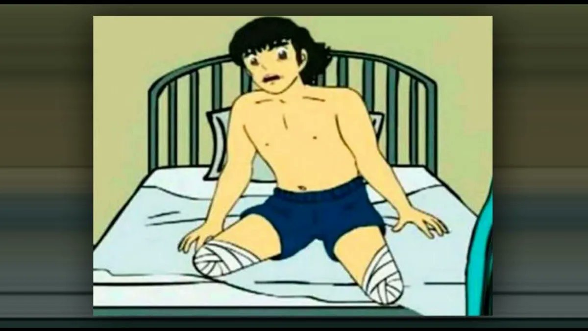 Oliver Atom después de despertar su cirugía de uña encarnada en el IPS