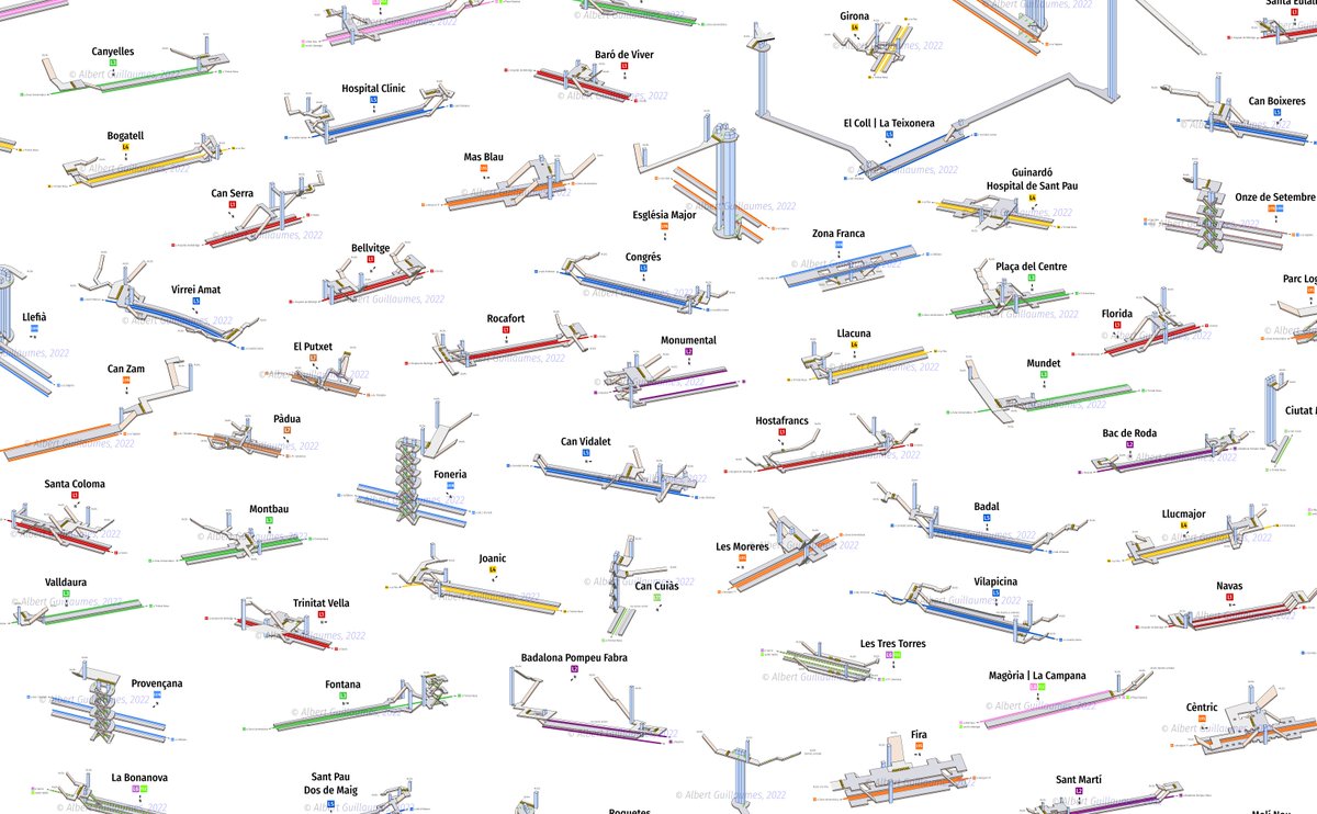 albertgui's tweet image. 🚉 Dibuixades 249 noves estacions + 13 correccions.
Totes les estacions dels metros de Barcelona i de Marsella. Més estacions de València, Alacant, París, Lió, Milà, etc.
Consultables a estacions.albertguillaumes.cat

Us ho explico 👇
