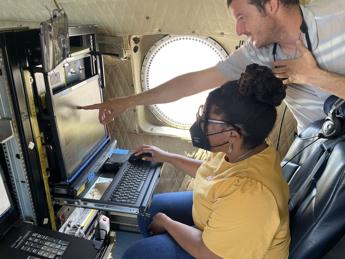 On my first NASA Airborne Science Flight! And I get to be an Instrument Operator! Can’t believe it is my last week as a <a href="/AEF_Program/">AEF Program</a> Fellow.