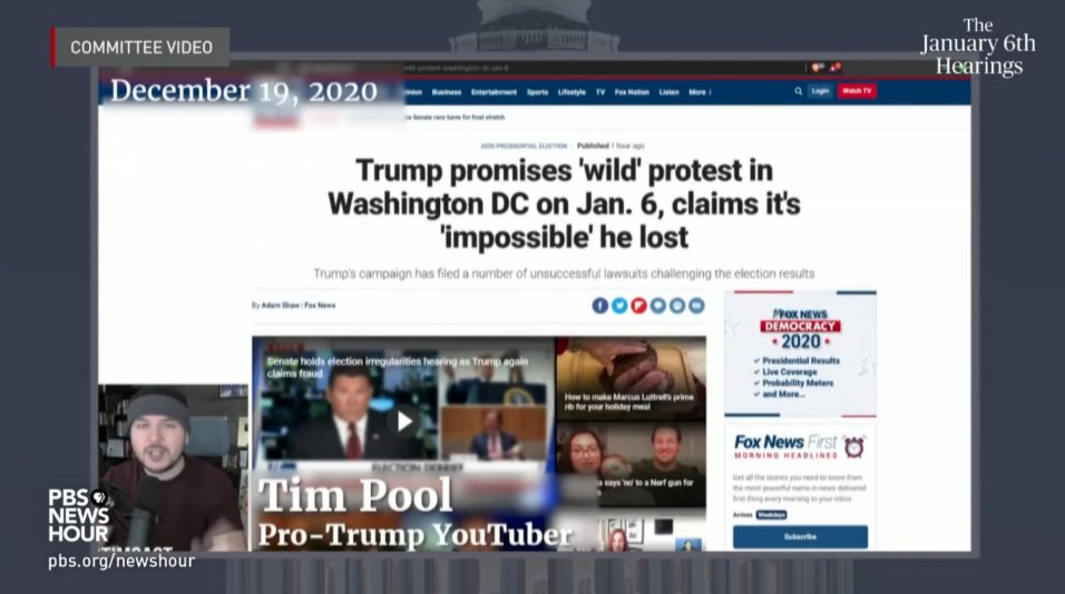 TimPoolClips's tweet photo. Cips of a Tim Pool video were just played by the January 6th committee. https://t.co/j50n9BDD2b
