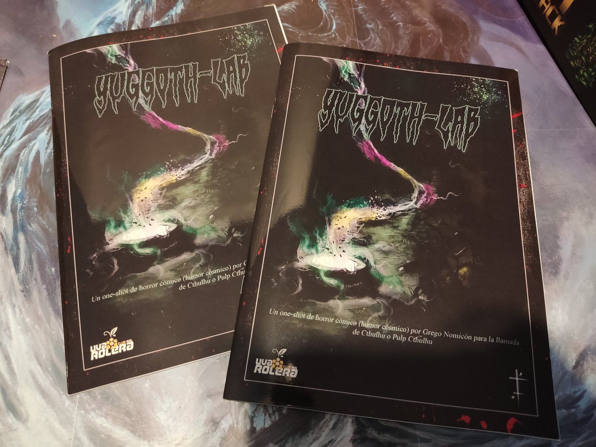 SectariosO's tweet photo. Hoy me han llegado dos ejemplares de Yuggoth-Lab. ¿Dos? Uno de ellos me lo han enviado firmado como donación para @ayudarjugando . Gracias  @UvaRolera 😉

¿Que es #YuggothLab? Sigue leyendo https://t.co/ZDxMx9fopR