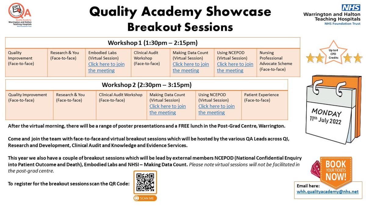 ENQuiderJr's tweet photo. Today's JOG (Journal Of Gratitude):Massive thanks to @WHHQualAcademy staff & presenters from Making Data Count,@NCEPOD, @embodiedLabs from a successful #QAShowcase22 yesterday! @Kimberley_S_J @alanil1 @LewisEdQI @imogen_lyon @myobstetrician #M2O #QITwitter
๐๐๐ https://t.co/BcTVp1j2BH