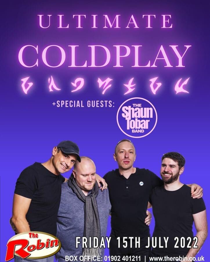 This Friday we’re returning to The Robin Bilston. We’ll be performing songs from the new album, old favourites plus a classic from the early days 😉

Have you got your tickets? 

Xo