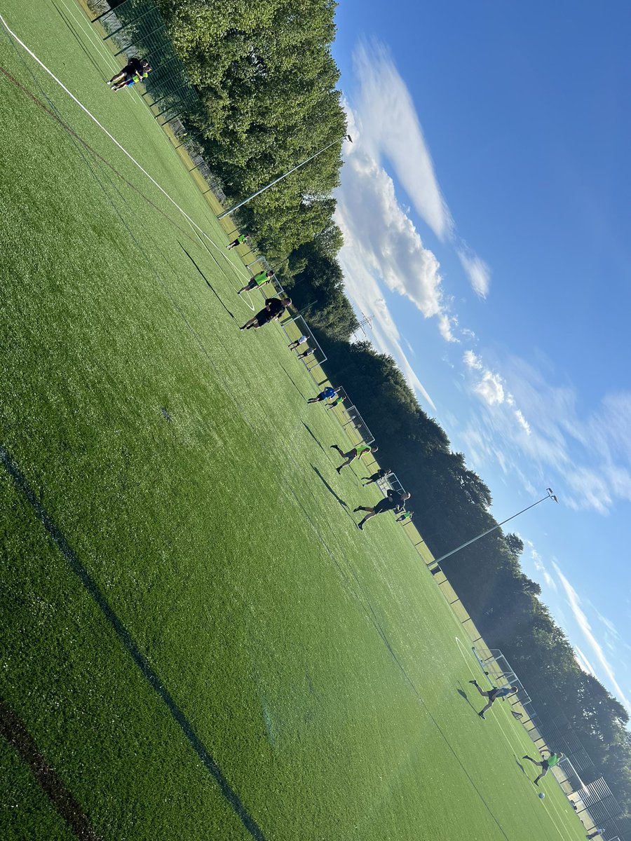 Great work out in the sun - 9 vs 9 💪🏼💙