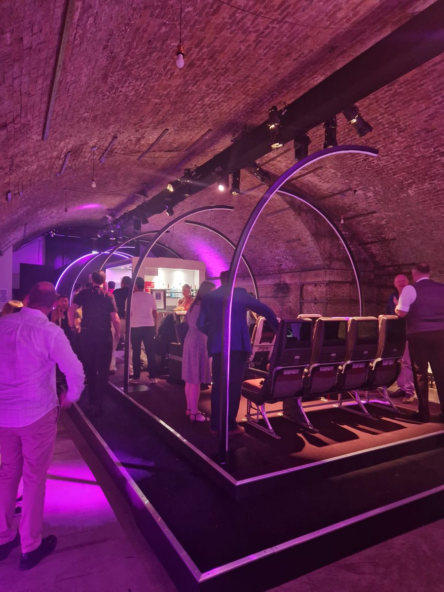 inflightmag's tweet photo. Attending @VirginAtlantic showcase of their new fleet of A330Neos, feeling the anticipation and excitement building.
#InflightHMG #aircraftlaunch #aircraftinteriors #innovation https://t.co/XV81WKlbt8